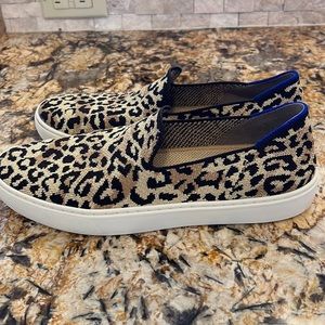 Rothy’s original slip on sneaker, Cheetah print